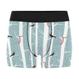 Crows christmas hat scarf Men's All Over Print Boxer Briefs Men's Underwear