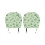 broccoli sketch pattern Car Headrest Cover