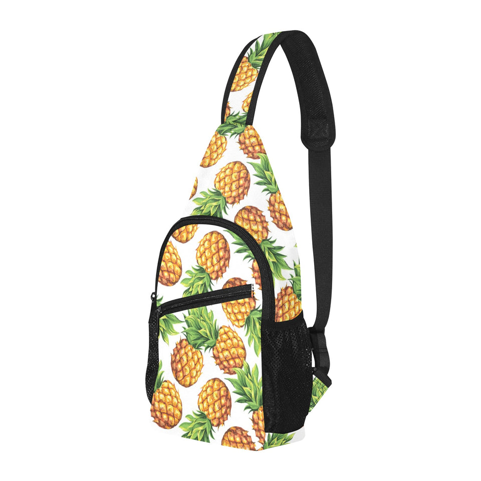 Pineapples design pattern All Over Print Chest Bag