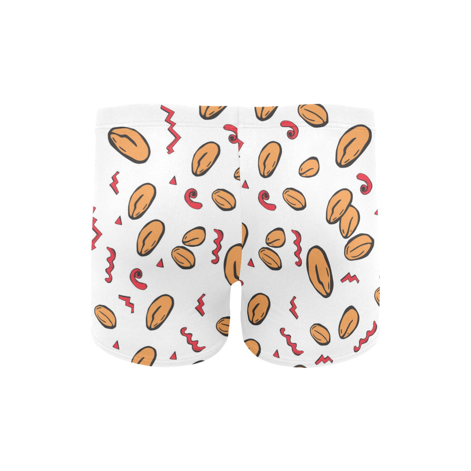 peanuts pattern background Men's Swimming Trunks