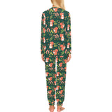 Squirrel Pattern Print Design 03 Women's All Over Print Pajama Set