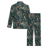 Snake forest pattern Men's Long Pajama Set