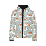 Beautiful deers Winter Christmas Kids' Boys' Girls' Padded Hooded Jacket
