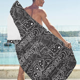 Handwritten cheese pattern Beach Towel