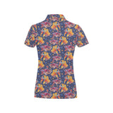 Goldfish Pattern Print Design 05 Women's All Over Print Polo Shirt