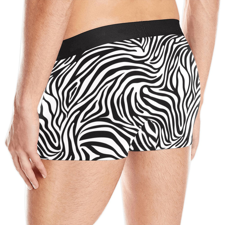 Zebra skin pattern Men's All Over Print Boxer Briefs Men's Underwear