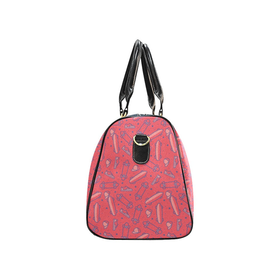 Skate Board Pattern Print Design 01 Travel Bag