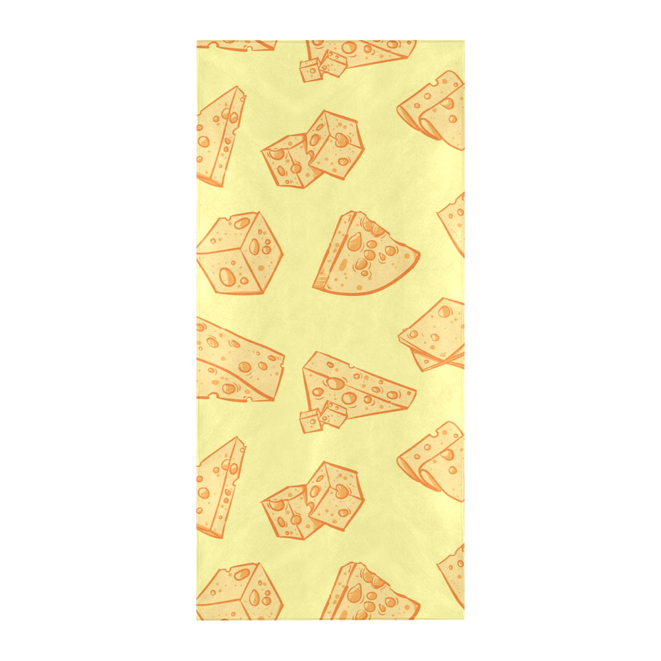 Cheese design pattern Beach Towel