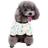 Colorful shell pattern All Over Print Pet Dog Round Neck Fuzzy Shirt