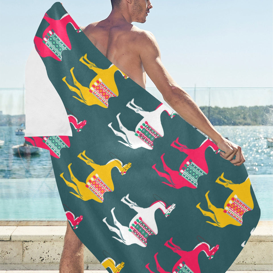 Camel pattern Beach Towel
