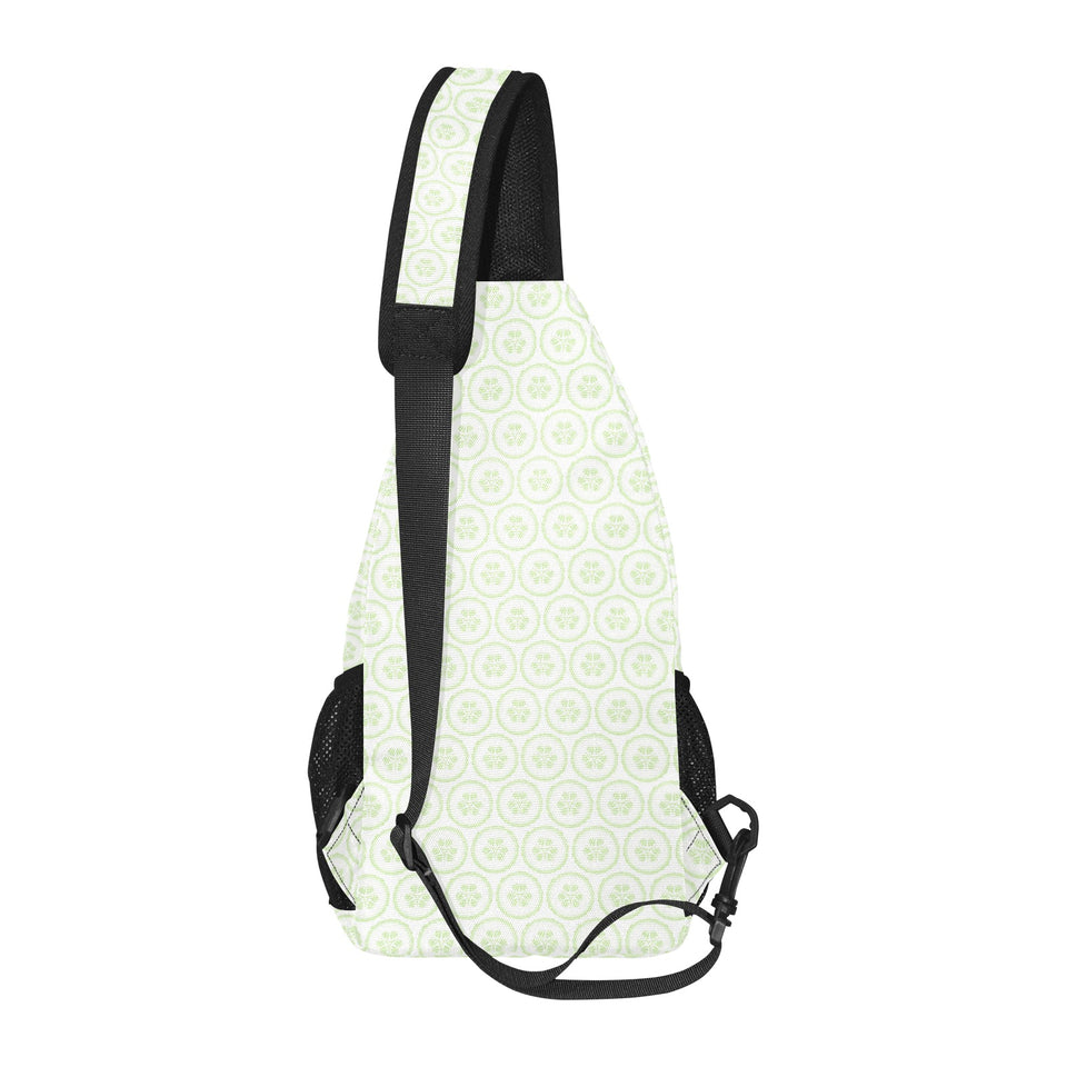 Cucumber pattern background All Over Print Chest Bag