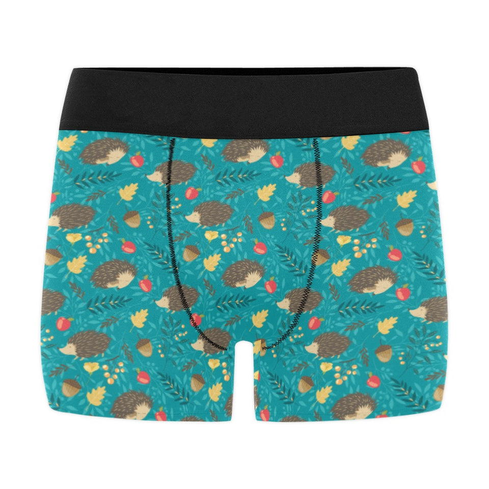 Hedgehog Pattern Print Design 01 Men's All Over Print Boxer Briefs Men's Underwear