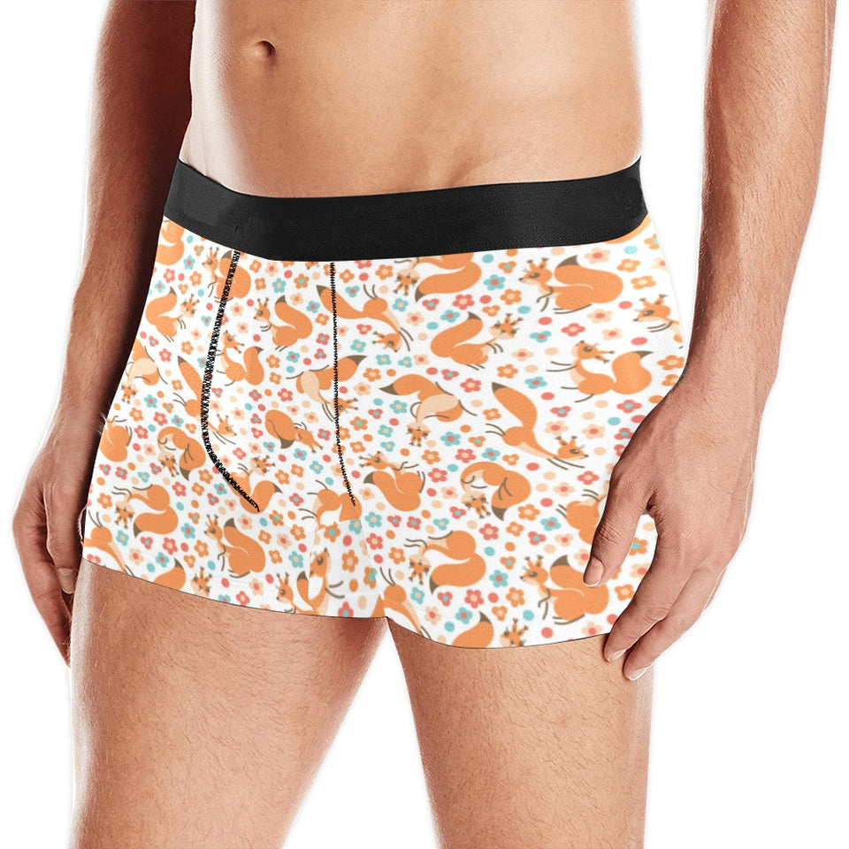 Squirrel Pattern Print Design 05 Men's All Over Print Boxer Briefs Men's Underwear