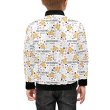 Greyhound Pattern Print Design 03 Kids' Boys' Girls' Bomber Jacket