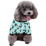 Hedgehog Pattern Print Design 03 All Over Print Pet Dog Round Neck Fuzzy Shirt