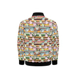Sun Glasses Pattern Print Design 02 Kids' Boys' Girls' Bomber Jacket