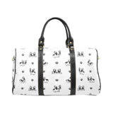 Cute french bulldog paw pattern Travel Bag