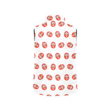 Daruma japanese wooden doll pattern Women's Padded Vest