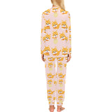 Cute shiba inu dog pattern Women's All Over Print Pajama Set