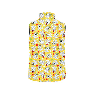 Yorkshire Terrier Pattern Print Design 05 Men's Padded Vest