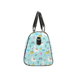 Llama alpaca cactus leaves pattern Travel Bag