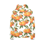 Oranges pattern background Kids' Boys' Girls' Padded Hooded Jacket