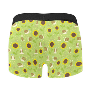 Snail Pattern Print Design 01 Men's All Over Print Boxer Briefs Men's Underwear