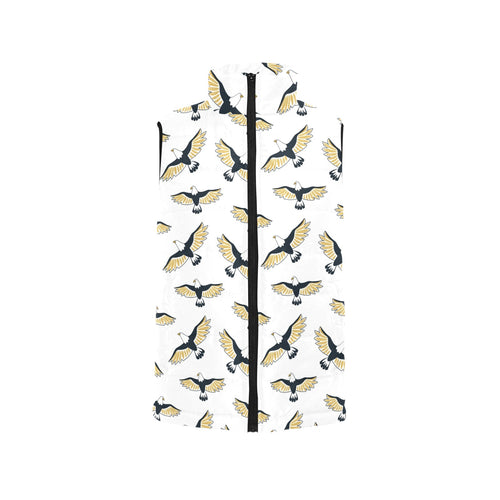 Eagle Pattern Print Design 03 Men's Padded Vest