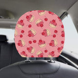 Cake cherry pattern Car Headrest Cover