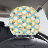 Bee honeycomb pattern Car Headrest Cover