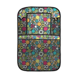 Gear Pattern Print Design 03 Car Seat Back Organizer