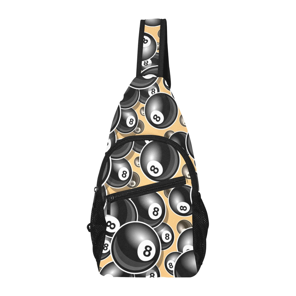 Billiard Ball Pattern Print Design 04 All Over Print Chest Bag