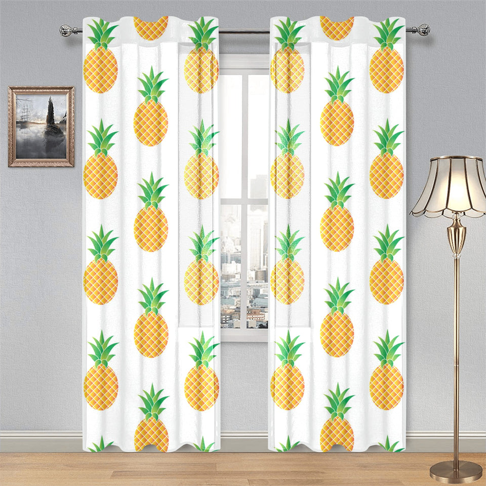 Pineapples pattern Gauze Curtain