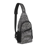 Handwritten cheese pattern All Over Print Chest Bag
