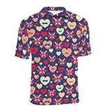 British Pattern Print Design 02 Men's All Over Print Polo Shirt