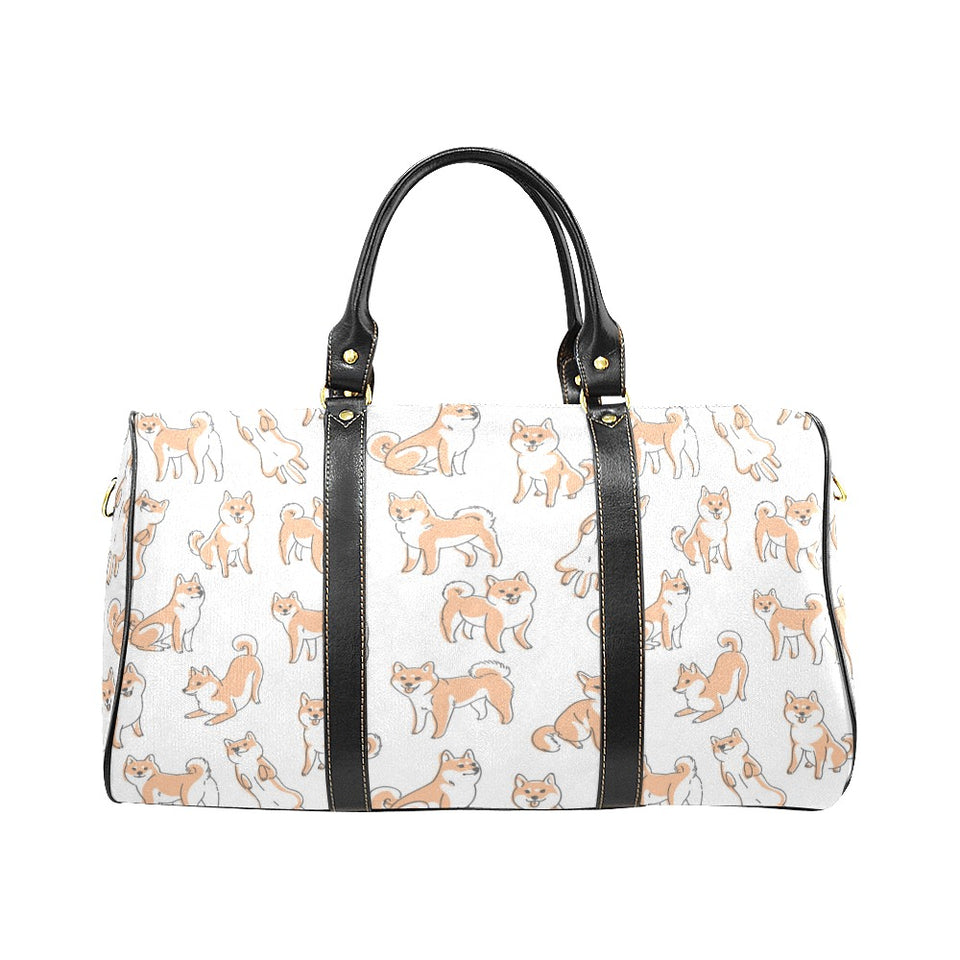 shiba inu dog pattern Travel Bag