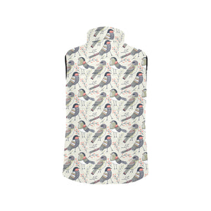 Pigeon Pattern Print Design 04 Men's Padded Vest