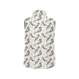 Pigeon Pattern Print Design 04 Men's Padded Vest