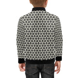 Coffee bean abstract modern pattern Kids' Boys' Girls' Bomber Jacket