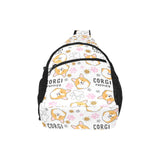 Corgi Dog Pattern All Over Print Chest Bag