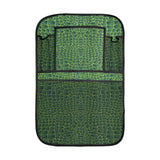 Crocodile Skin Printed Car Seat Back Organizer