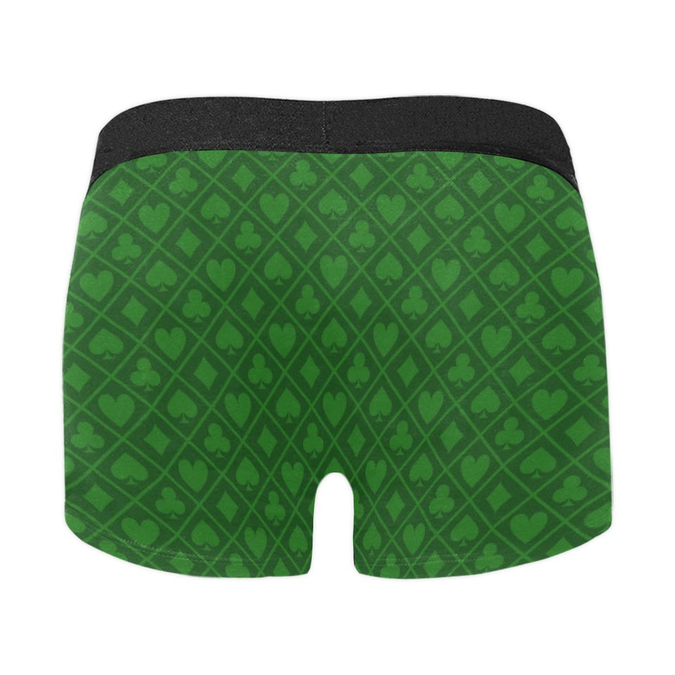 Casino Cards Suits Pattern Print Design 04 Men's All Over Print Boxer Briefs Men's Underwear