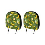 Banana Palm Leaves pattern Car Headrest Cover