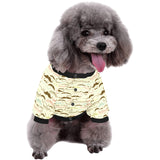 Mustache Beard Pattern Print Design 01 All Over Print Pet Dog Round Neck Fuzzy Shirt