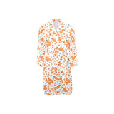 Squirrel Pattern Print Design 05 Men's Long Sleeve Belted Night Robe