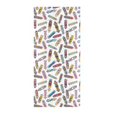 Skate Board Pattern Print Design 05 Beach Towel