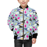 Stingray Pattern Print Design 01 Kids' Boys' Girls' Bomber Jacket