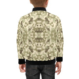 Light Green camouflage pattern Kids' Boys' Girls' Bomber Jacket