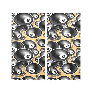 Billiard Ball Pattern Print Design 04 Gauze Curtain