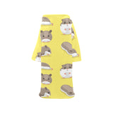 Cute Hamster pattern Blanket Robe with Sleeves
